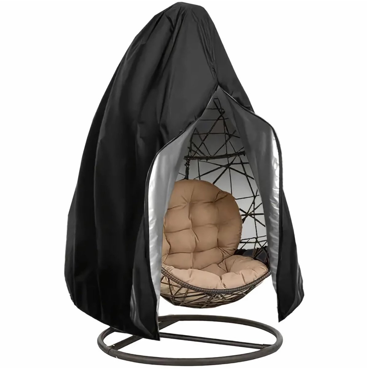 Ibenzoa® Weerbestendige Beschermhoes voor Buitenschommelstoelen van 115 x 190 cm, Waterdicht en UV-bestendig