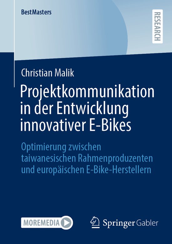 BestMasters- Projektkommunikation in der Entwicklung innovat ... - cover