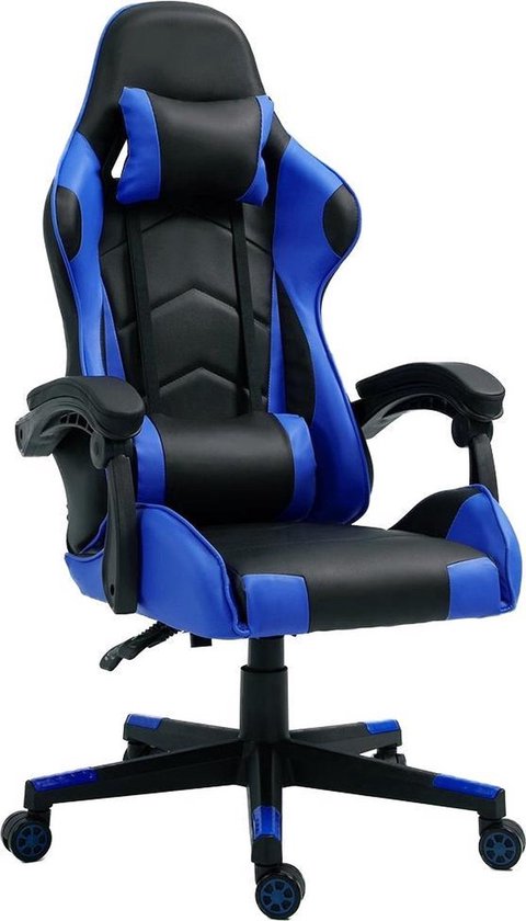 Alora Gaming Stoel X-TREME Blauw Met Nekkussen & - Alora - €84,99