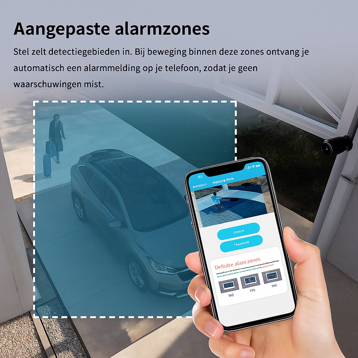 Narvie C1 Beveiligingscamera – 1080P HD IP Camera – Wifi – Nachtzicht – Bewegingsdetectie – Binnen/Buiten – foto 7
