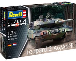 1:35 Revell 03281 Leopard 2 A6/A6NL Tank Plastic Modelbouwpakket