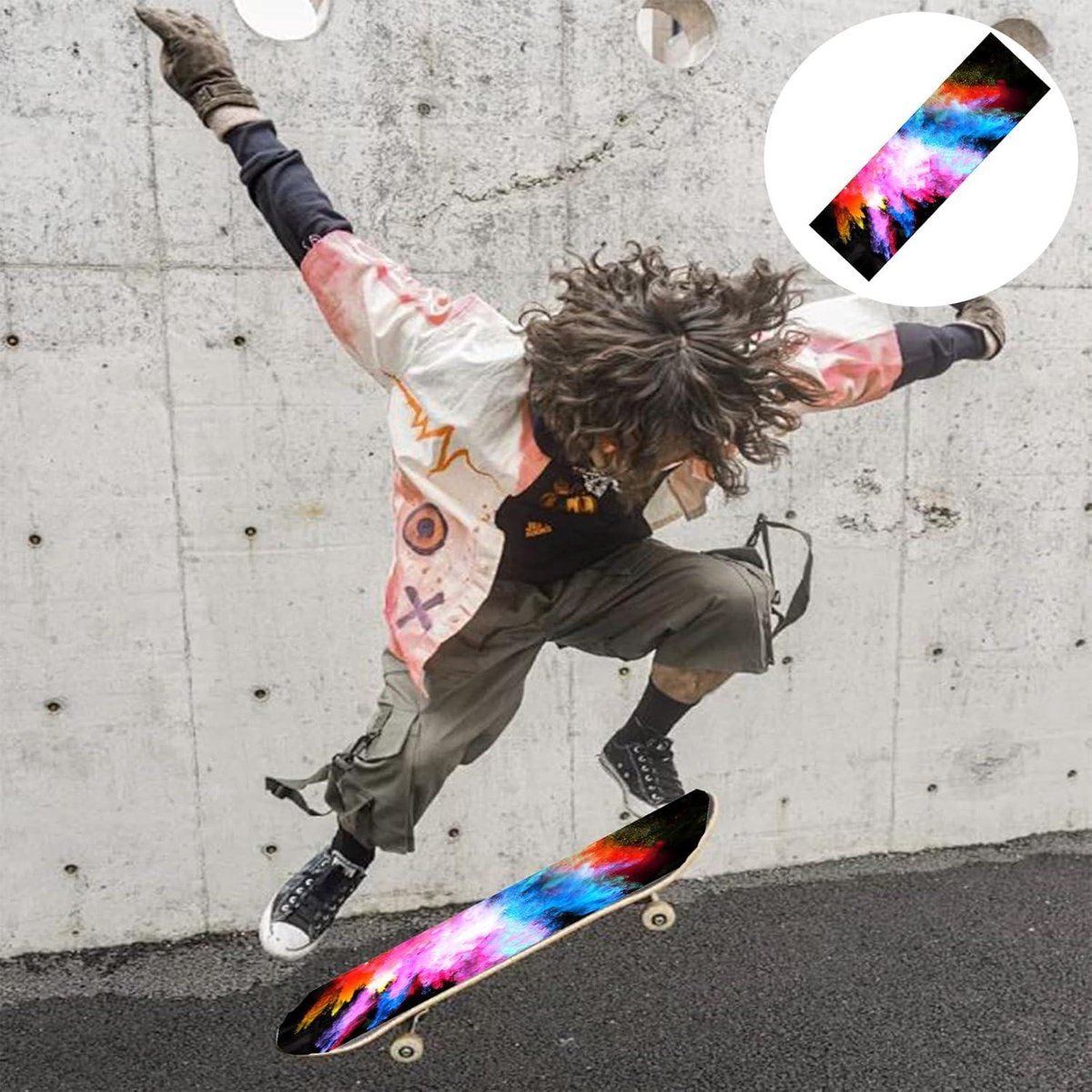 Allecto Plus - Skateboard Griptape voor Antislip Oppervlak en Slipweerstand - Longboards en Stunt Skateboards Accessoires