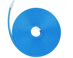 Flexibele neon LED-strip 12V, 5M 5x11mm 120 LED's/meter. Elke 2,5 cm afknippen. Decoratie voor binnen en buiten, perfect voor thuis, op kantoor, als reclamebord... (Electric Blue)