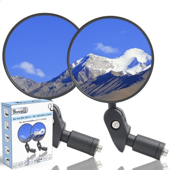 Boncy® Premium Bar End Fietsspiegel