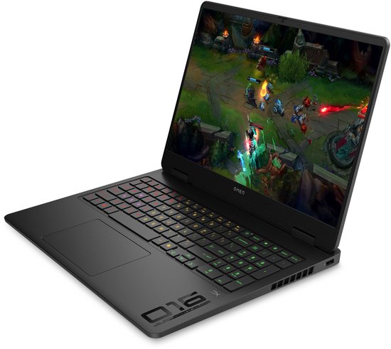 "HP OMEN Gaming 16-am0007nw Intel Core Ultra 5 225H Laptop 40,6 cm (16"") 2K 32 GB DDR5-SDRAM 1 TB SSD NVIDIA GeForce RTX 5060 Wi-Fi 6E (802.11ax) Windows 11 Home AI PC Zwart" - HP - Hoofdafbeelding