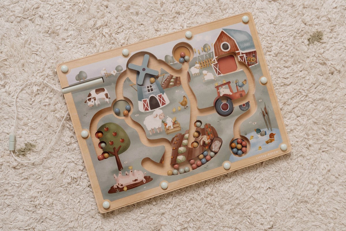 Little Dutch - Magnetisch Doolhof FSC - Little Farm — afbeelding 5