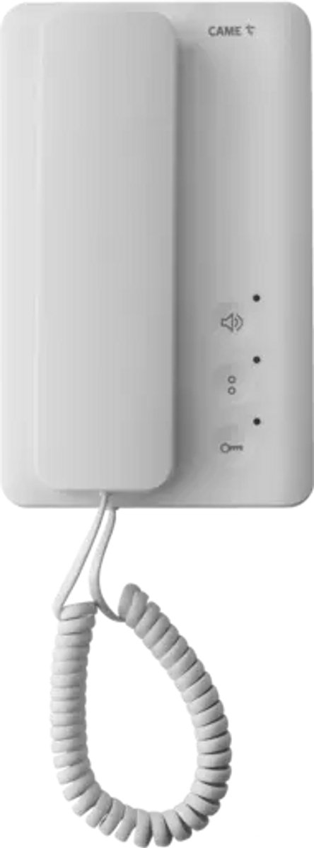 CAME - Intercomkit voor ééngezinswoningen - 3 Delig: Audio intercom AGT A in Huis, LHS A/01 Buitenpost & VAS/101 Voedingsbron - Deurbel & Parlofoon - Wit — afbeelding 3