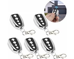 Universele handzender - Garagedeur/Poort Opener - Afstandsbediening voor garagedeur - universele radiografische afstandsbediening - Signaal Duplicator - deur en raam afstandsbediening - Afstandsbediening - 433 MHz - 5 stuks