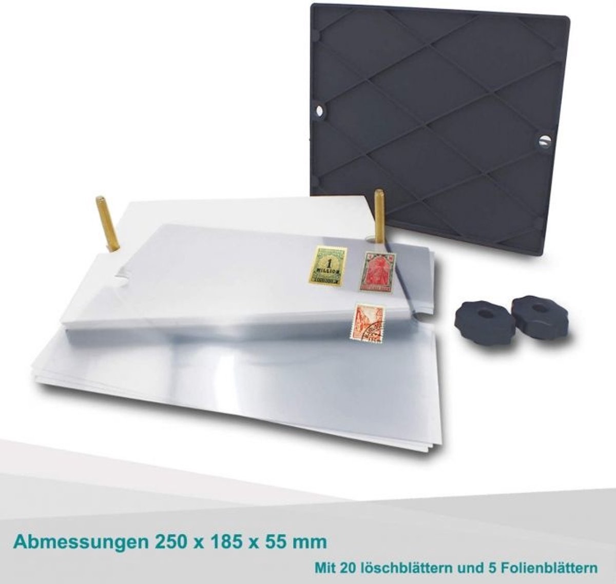 SAFE Vinyl tussenbladen voor droogpers - 219 x 180 mm - 10 stuks - hobbymaterialen