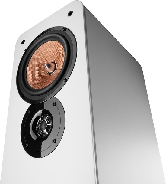 Teufel Ultima 40 Mk4 - hifi stereo vloerstaande speakers - 3-kanaals systeem - Kevlar midrange driver met faseplug en aparte - wit van Teufel — afbeelding 5