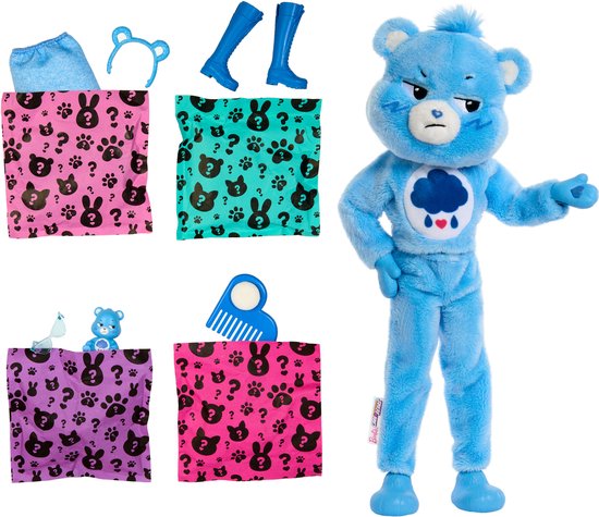 Barbie Troetelbeertjes Cutie Reveal Pop Assortiment, Modepop, Vrouw, 3 jaar, Jongen/meisje, 303 mm, 280 g van Barbie — afbeelding 3