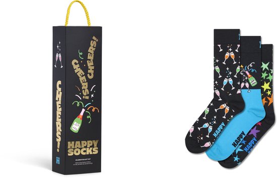 Happy Socks - Set cadeau 3 paires de chaussettes Celebrations - Homme - Chaussettes 41-46