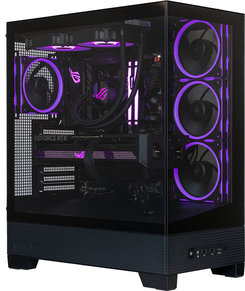 ROG Strix Gaming A99X3D N57T - AMD Ryzen 9 9900X3D - Nvidia GeForce RTX 5070 Ti 16GB - 32GB DDR5-6400 - 1TB M.2 SSD