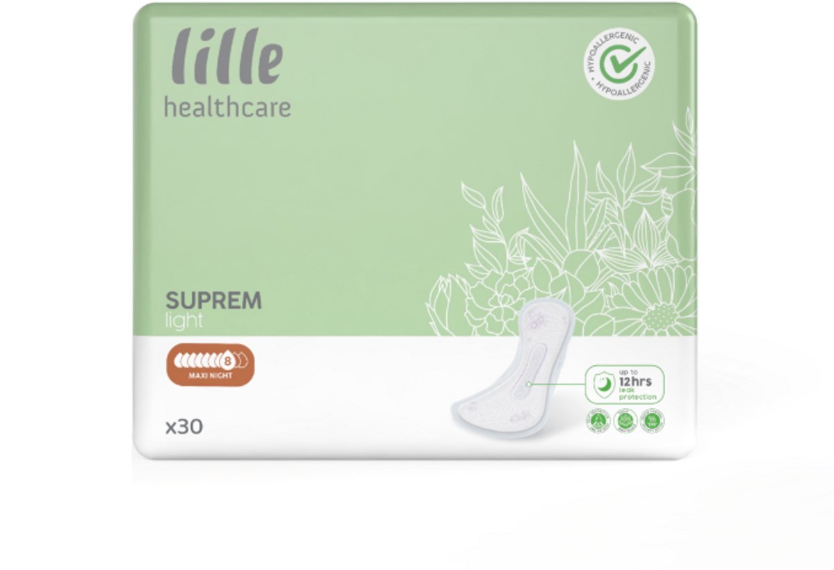 Lille Suprem Light Maxi Night - 6 pakken van 30 stuks