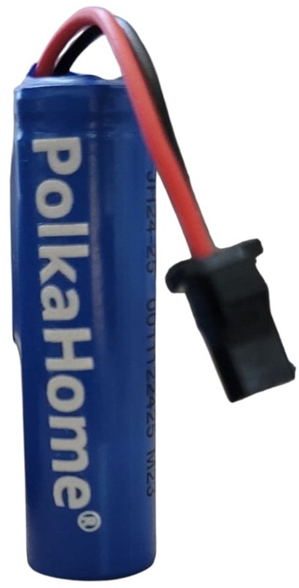 PolkaHome® 2 stuks Bestuurbare Auto Accu – RC Accu / RC Batterij – 14500 Batterij – Lithium Ion 3.7V 500mAh – 1.85Wh – Langdurige RC Accu. accu voor RC drift auto — afbeelding 4