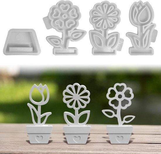 Zeynomax - Siliconen 3D Engel Gietvormen Set voor Doe-Het-Zelf