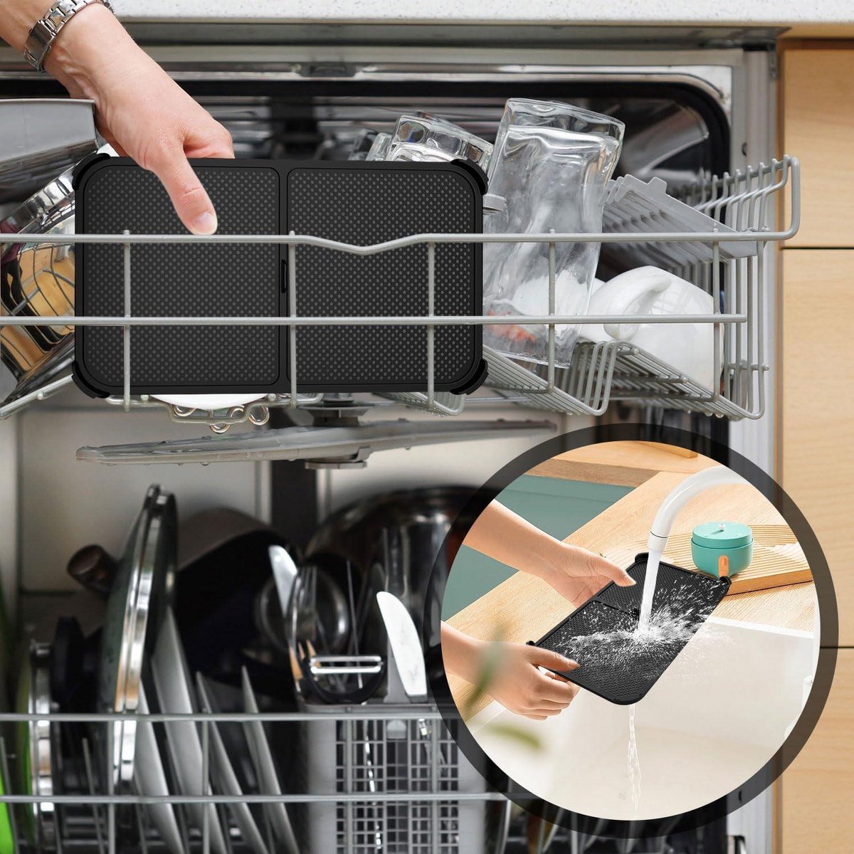 Spatbescherming voor Air Fryer Ninja, spatbescherming, accessoires voor Ninja Air Fryer Foodi Flex 10,4 l AF500EU, herbruikbare siliconen airfryer accessoires voor Ninja Air Fryer Spatbescherming voor Air Fryer Ninja, spatbescherming, accessoires voor Ninja Air Fryer Foodi Flex 10,4 l AF500EU, herbruikbare siliconen airfryer accessoires voor Ninja Air Fryer