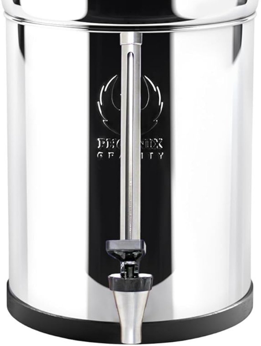 Vision Tap voor Phoenix Gravity 12L – Glazen Kraan met Waterniveau-indicator – RVS – Eenvoudig Waterpeil Aflezen