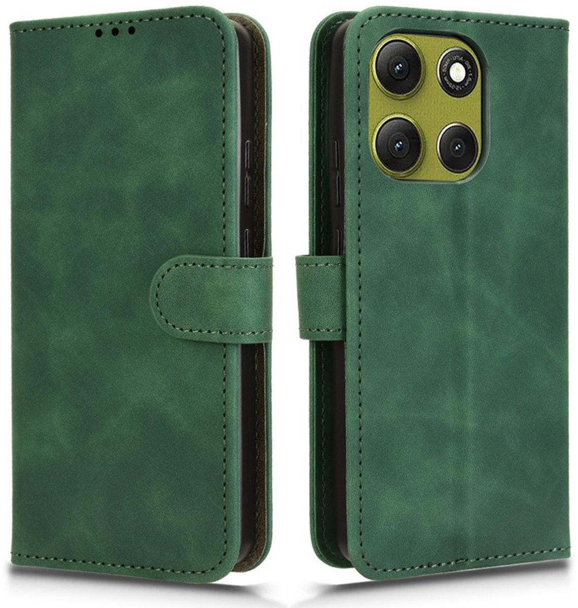 Coverup Hoesje - Geschikt voor Motorola Moto G86 Power Hoesje - Coverup Book Case - Groen