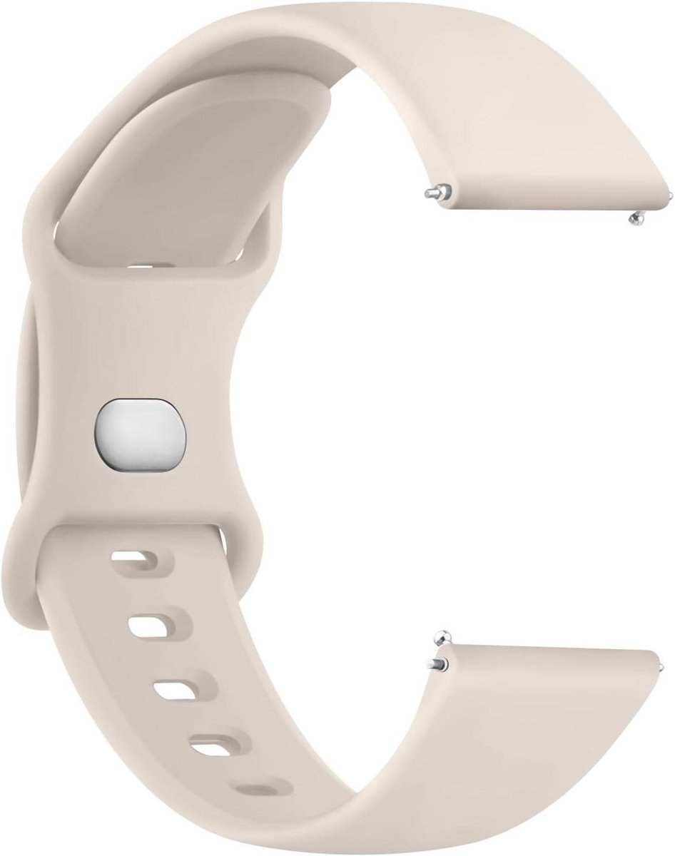 JGS Premium - Siliconen horlogeband 20 mm met snelsluiting voor dames en heren - Reservearmband 20 mm - Starlight patroon