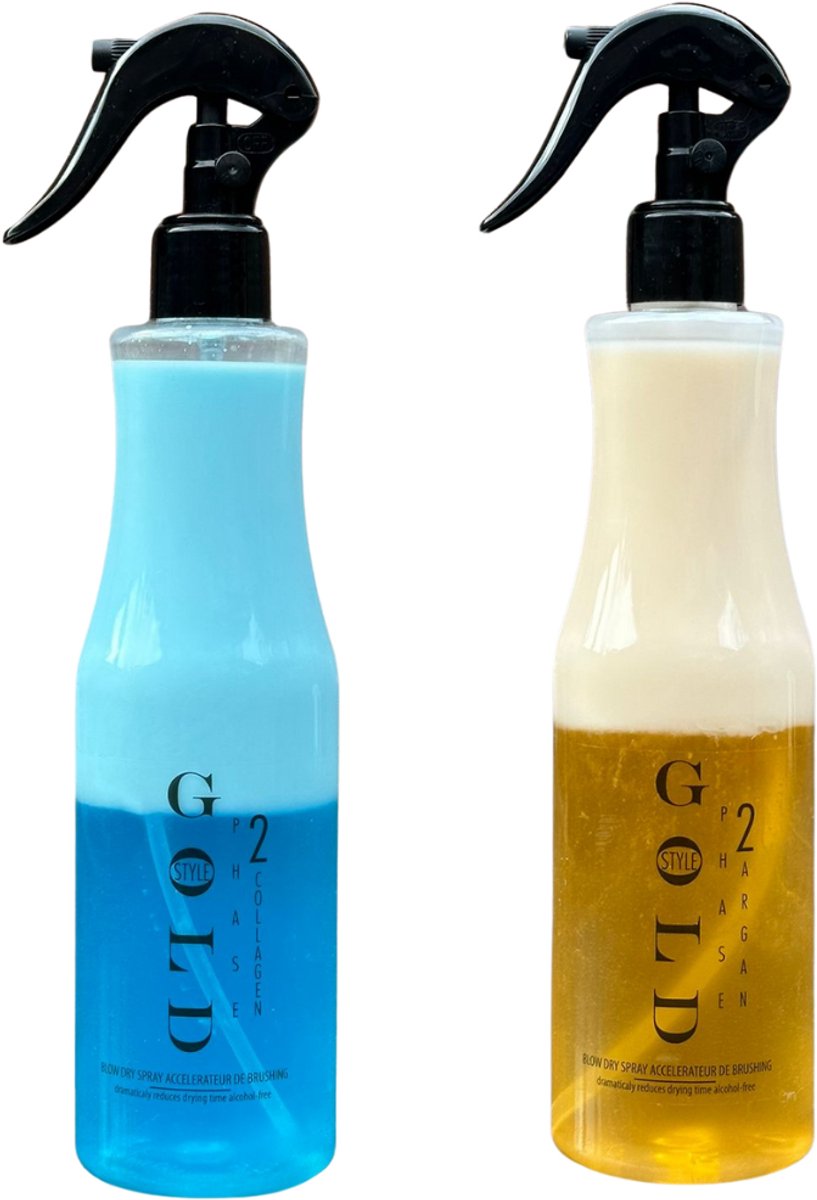 GOLD STYLE 2 Phase Conditioner – Argan Oil & Classic Repair – 2 x 400 ml - Haar Conditioner