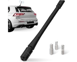 JGS Premium - Korte Dakantenne voor Auto | Universele FM/AM/DAB Signaalontvangst | Stijlvolle Vervangantenne voor Voertuigen | 24cm | 3 Schroeven