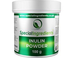Inulinepoeder - 100 g - Suiker & Vetvervanger - Moderne Gastronomie - Moleculair Koken - Hersluitbare Pot - Recycled Plastic