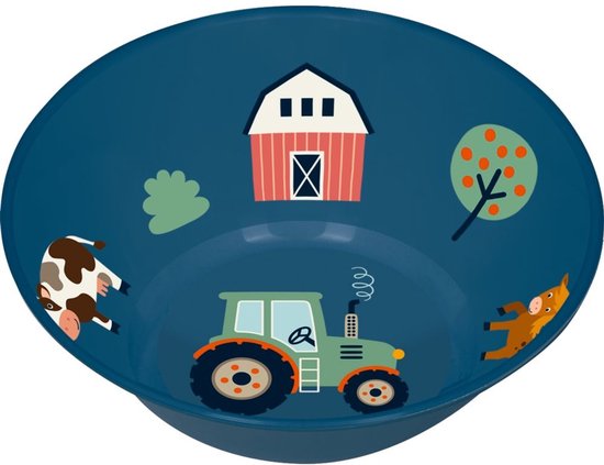 Tractor boerderij kinder servies set (bord, kom, en lepel) - Die Spiegelburg van Merkloos — afbeelding 3