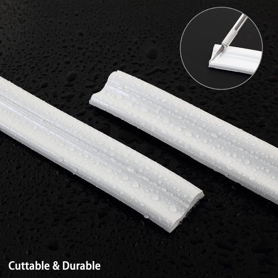 TriMold Plakrand voor Stoelrail, Zelfplakbare Muurversiering voor Thuisdecoratie en Muurbescherming, 3m x 6cm
