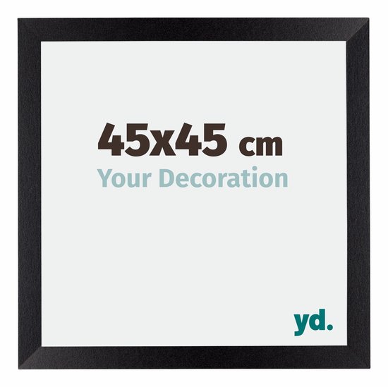 Cadre Photo Mura Your Decoration - 45x45cm - Zwart Mat