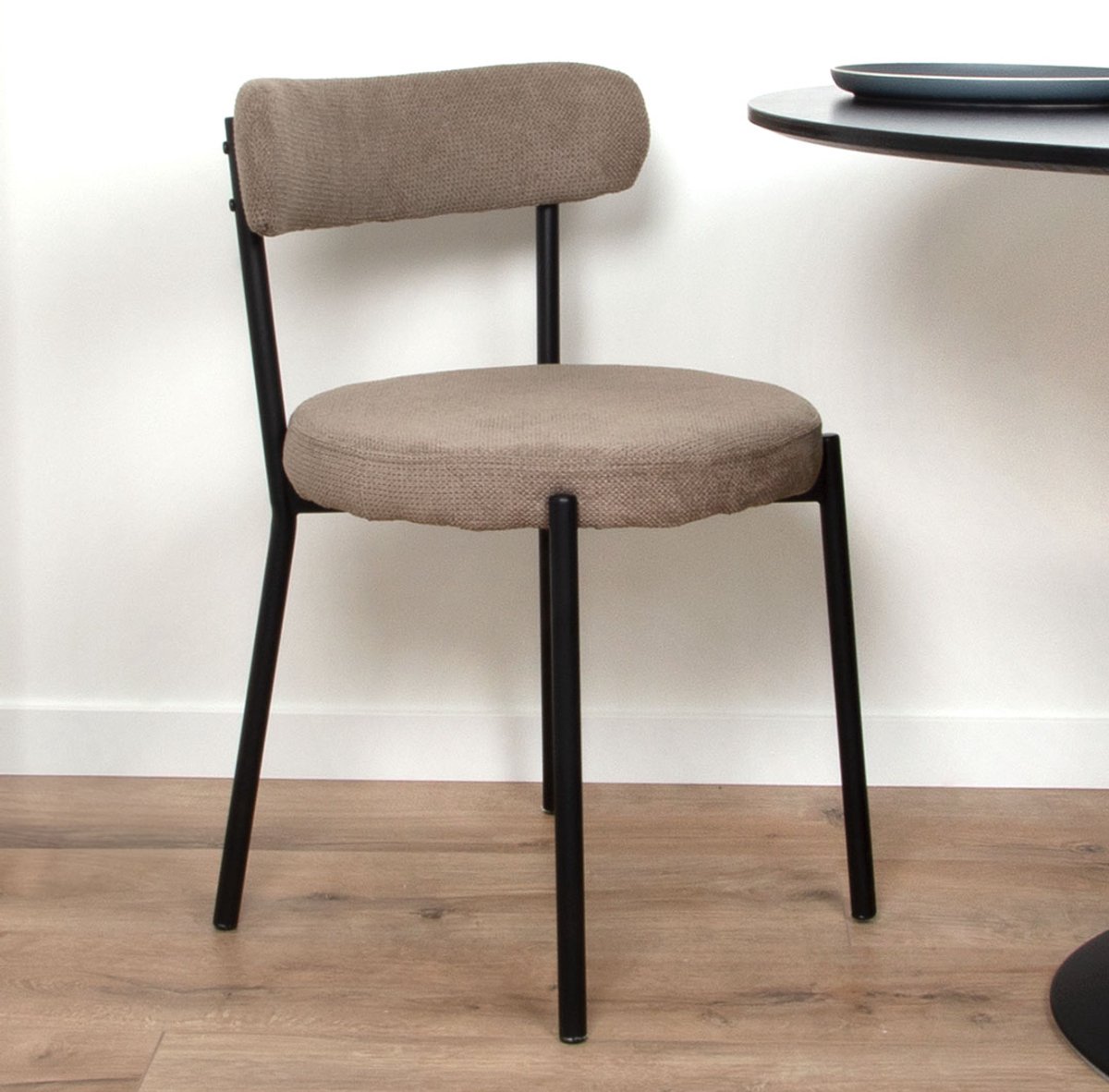 Milton & Oldbrook Eetkamerstoel Izola Taupe