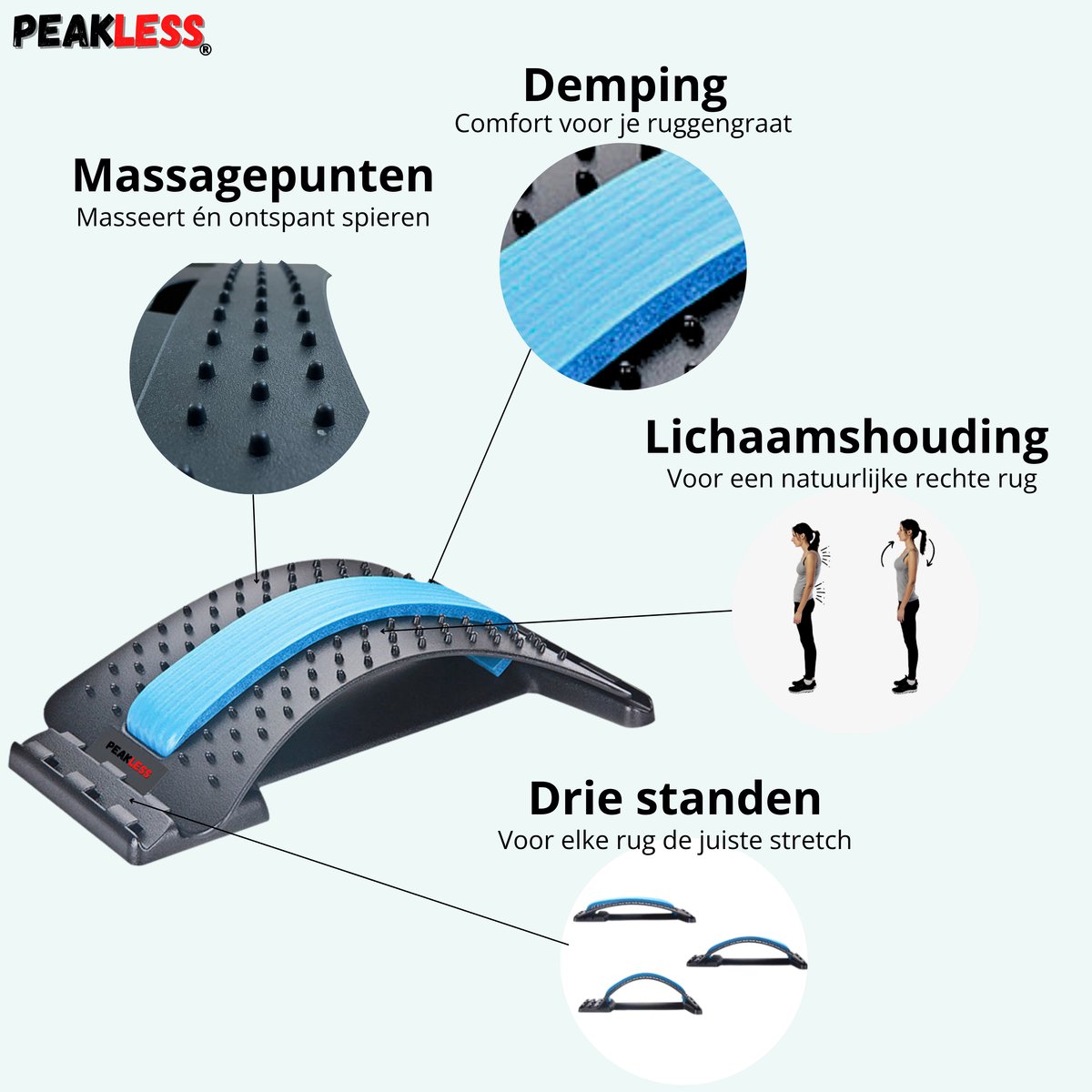 Peakless Verstelbare Backstretcher met Gratis E-Book thumbnail 4