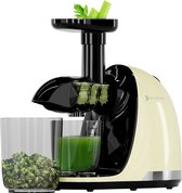 Bol.com KitchenBrothers Slowjuicer - Juicer - Groenten en Fruitpers - 700ml - Met Pulpreservoir - Juice Maker - Champagne aanbieding