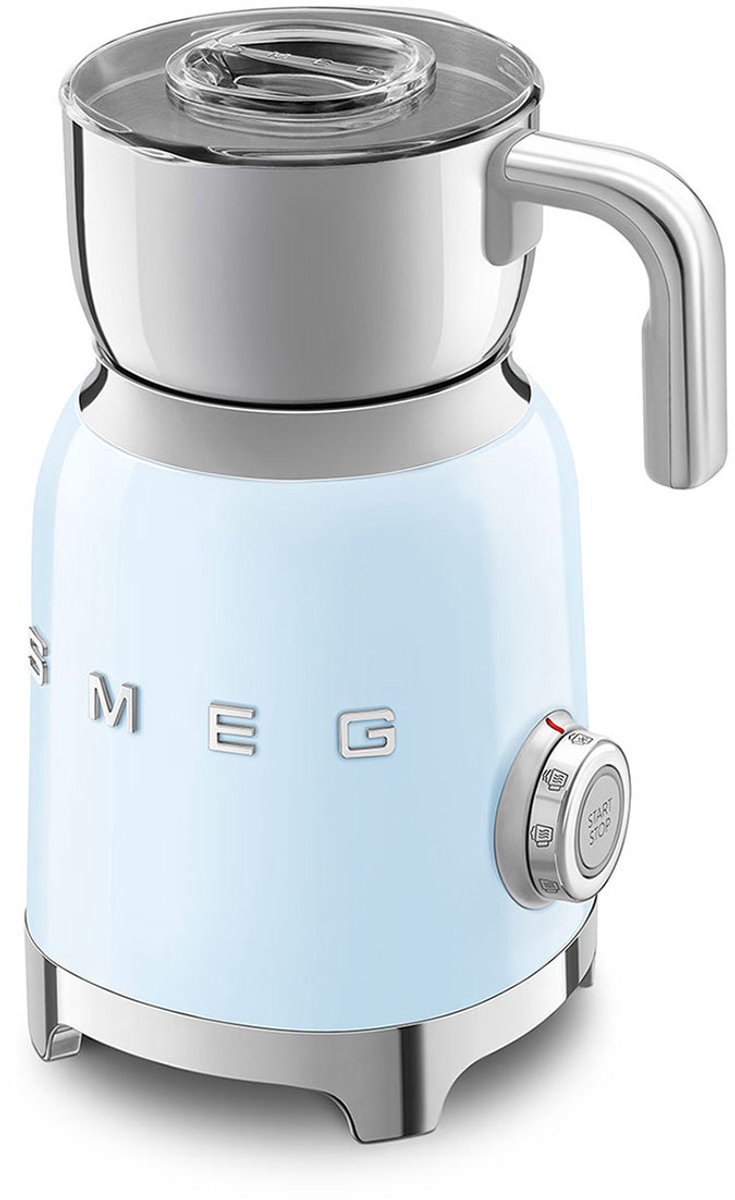 SMEG MFF11PBEU - Melkopschuimer - Pastelblauw - 6 functies
