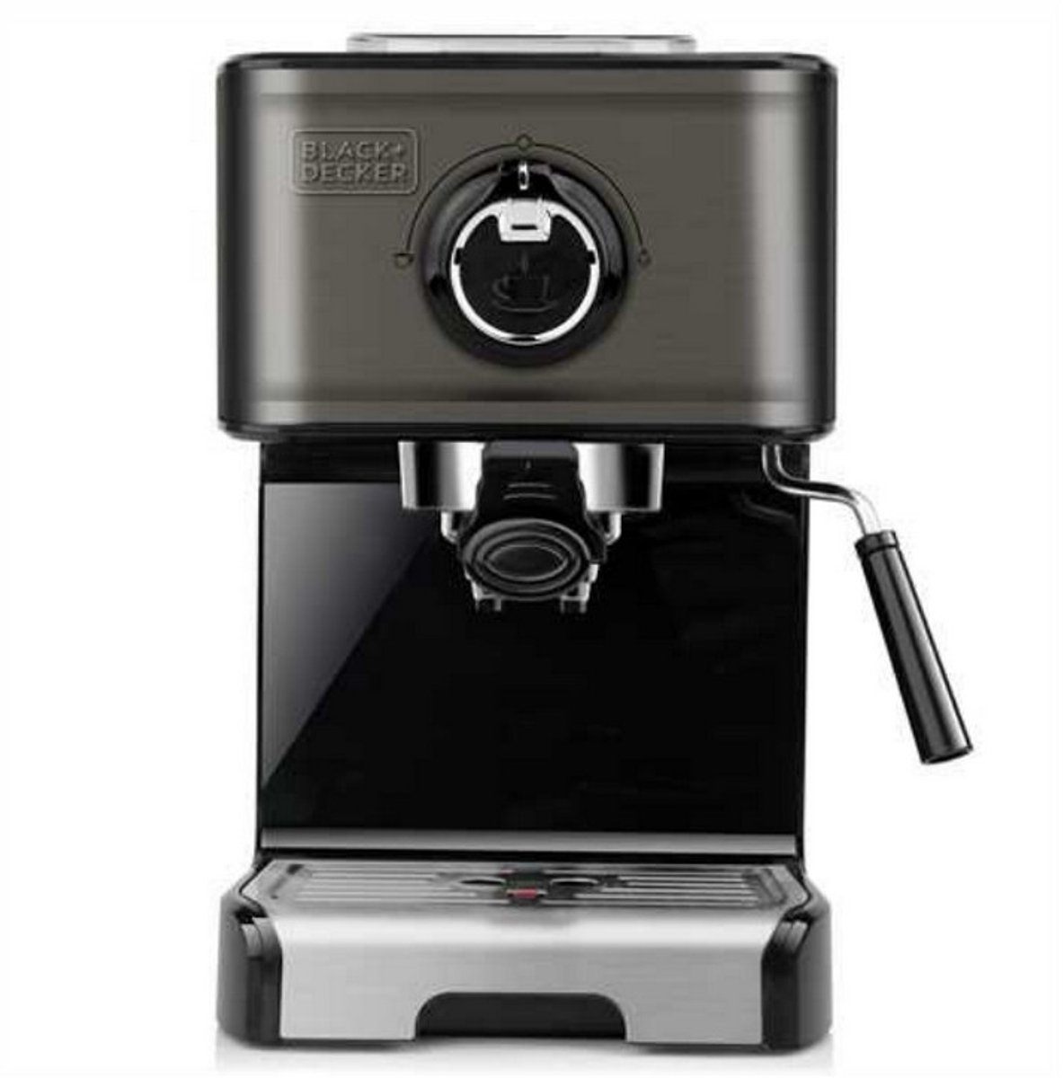 espressomachine 15 bars grijs - black+decker - bxco1200e