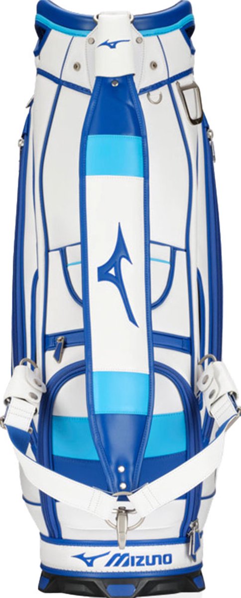 Mizuno Tour Staff- Waterwerende Golftas - Cartbag - Blauw Wit van Mizuno — afbeelding 5