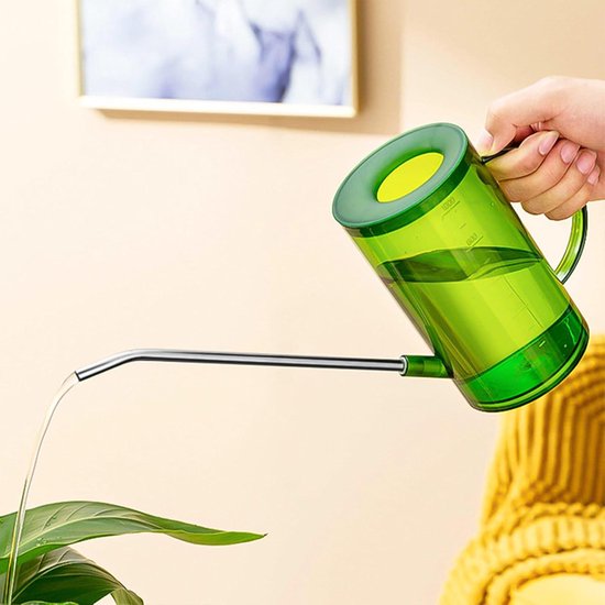 Boraboi® Essentiële Set van 2 Kunststof Plantengieters met Lange Roestvrijstalen Tuit