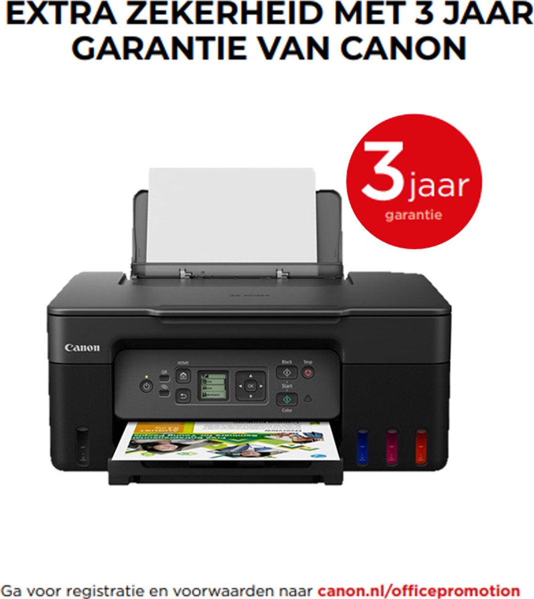Canon MegaTank PIXMA G3570 - All-in-One Inkttankprinter - Zwart — afbeelding 4