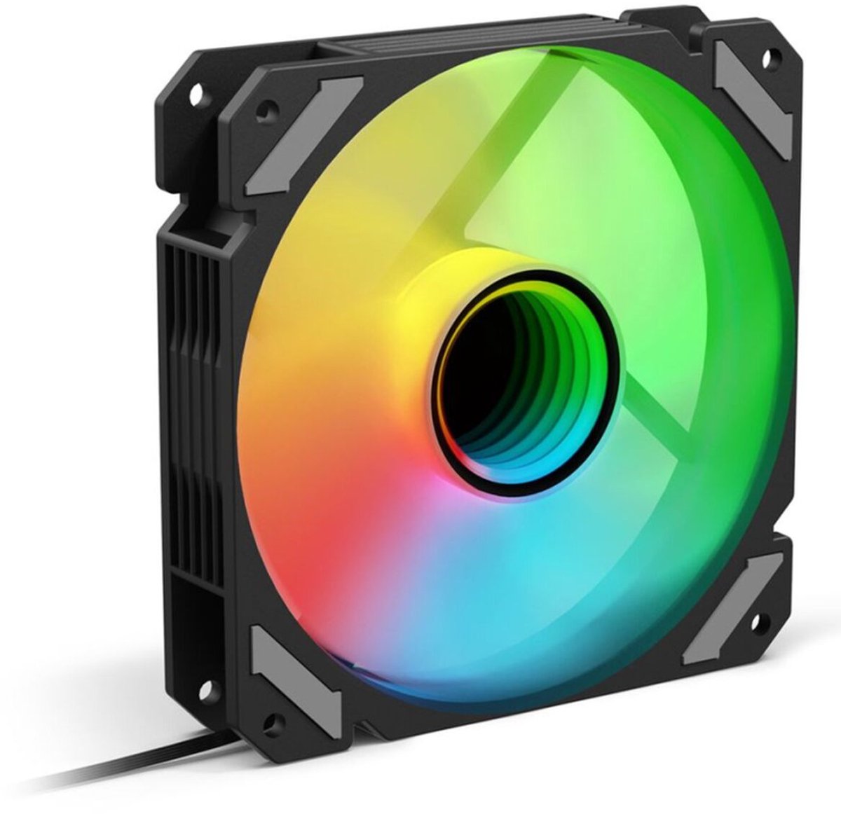 Box ventilator Sharkoon SHARK Mirror PWM RGB Ø 12 cm