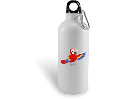 Hacebo® - Papegaaien waterfles - Papegaai - Dieren liefhebbers - Vogels - jungle - water fles - 500ML