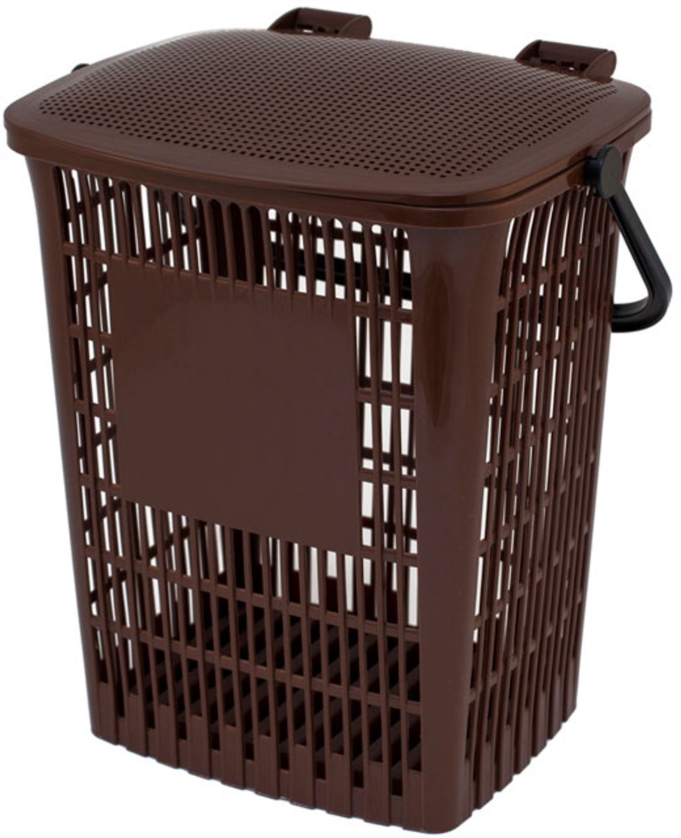Goedkoopste V-Part - Umimax geventileerd 10 liter - Polypropylene - bruin - Prullenbak