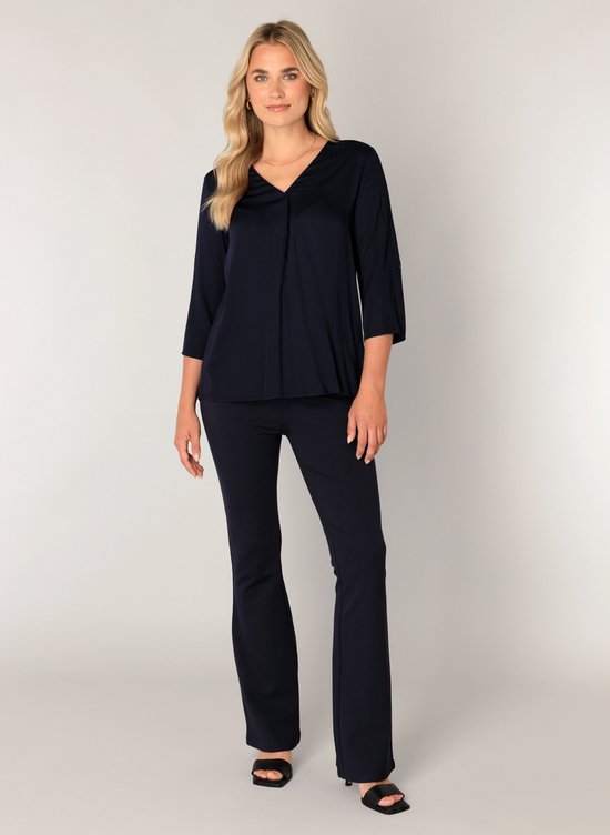 BASE LEVEL Yani Blouse - Dark Blue - maat 48