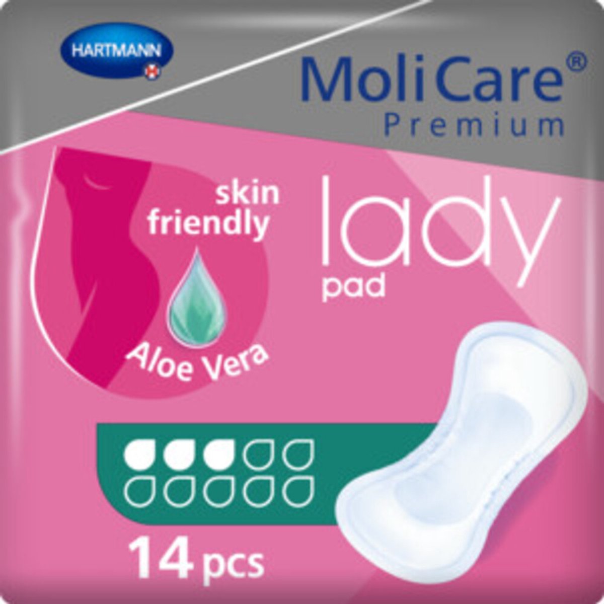 Hartmann Molicare Premium Lady Pads 3 druppels - 1 pak van 12 stuks