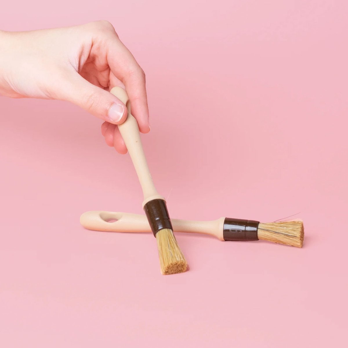 Borstel Rasp Bordje - Bakkwastje - Keukenborstel - Bak Kwast - Synthetische haren - Ergonomisch handvat - Pastry Brush