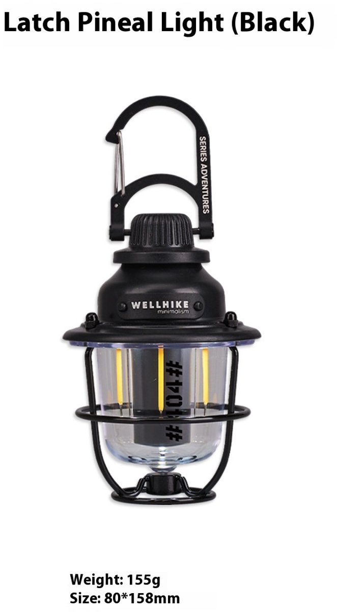 Campinglamp - LED lantaarn - camping lamp oplaadbaar - 3W Multifunctionele Hanglamp - Warm & Koud Licht - Herlaadbaar 2000mAh - Gele Tentlamp - 3 Lichtkleuren + SOS Noodmodus - IP44 Weerbestendig — afbeelding 3