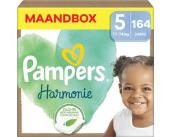 Pampers - Harmonie - Maat 5 - Maandbox - 164 stuks - 11/16 KG