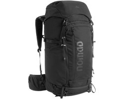 NOMAD® Batura 40 liter Zwart | Premium Backpack Dames & Heren | Rugzak Reistas | Frontloader + Toploader | incl Flightbag / Hoes