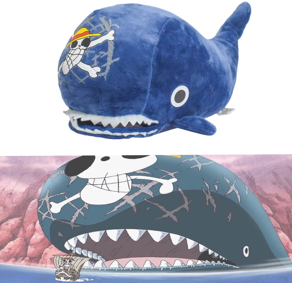 Peluche Anime : One Piece - Laboon Llavero 15 Cm | Cuotas sin interés