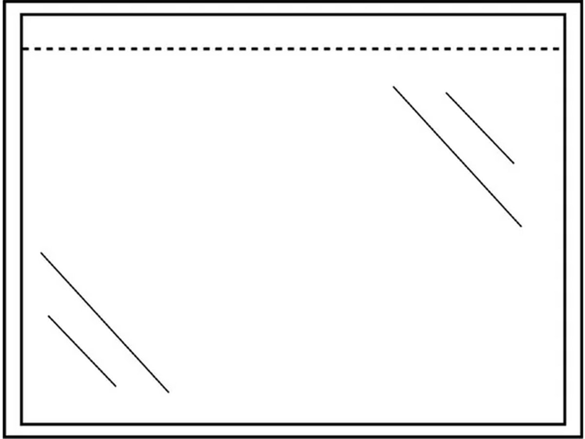 Paklijstenvelop Zelfklevend Blanco 165x122mm 25 micron 1000 Stuks