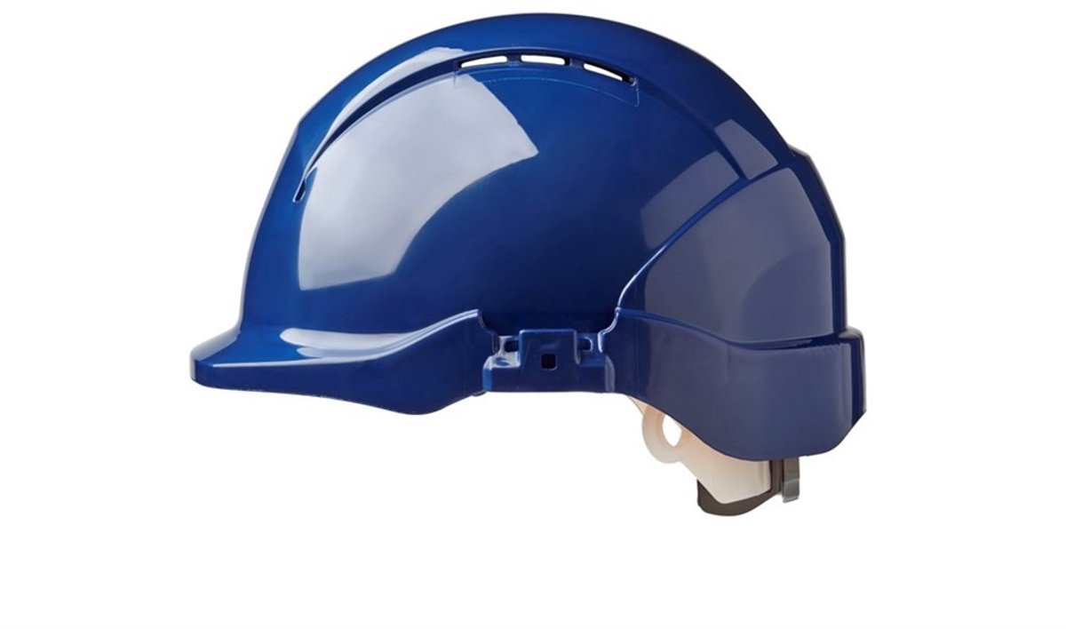 Delta Plus veiligheid bouwhelm met rotorsluiting - Blauw - One size